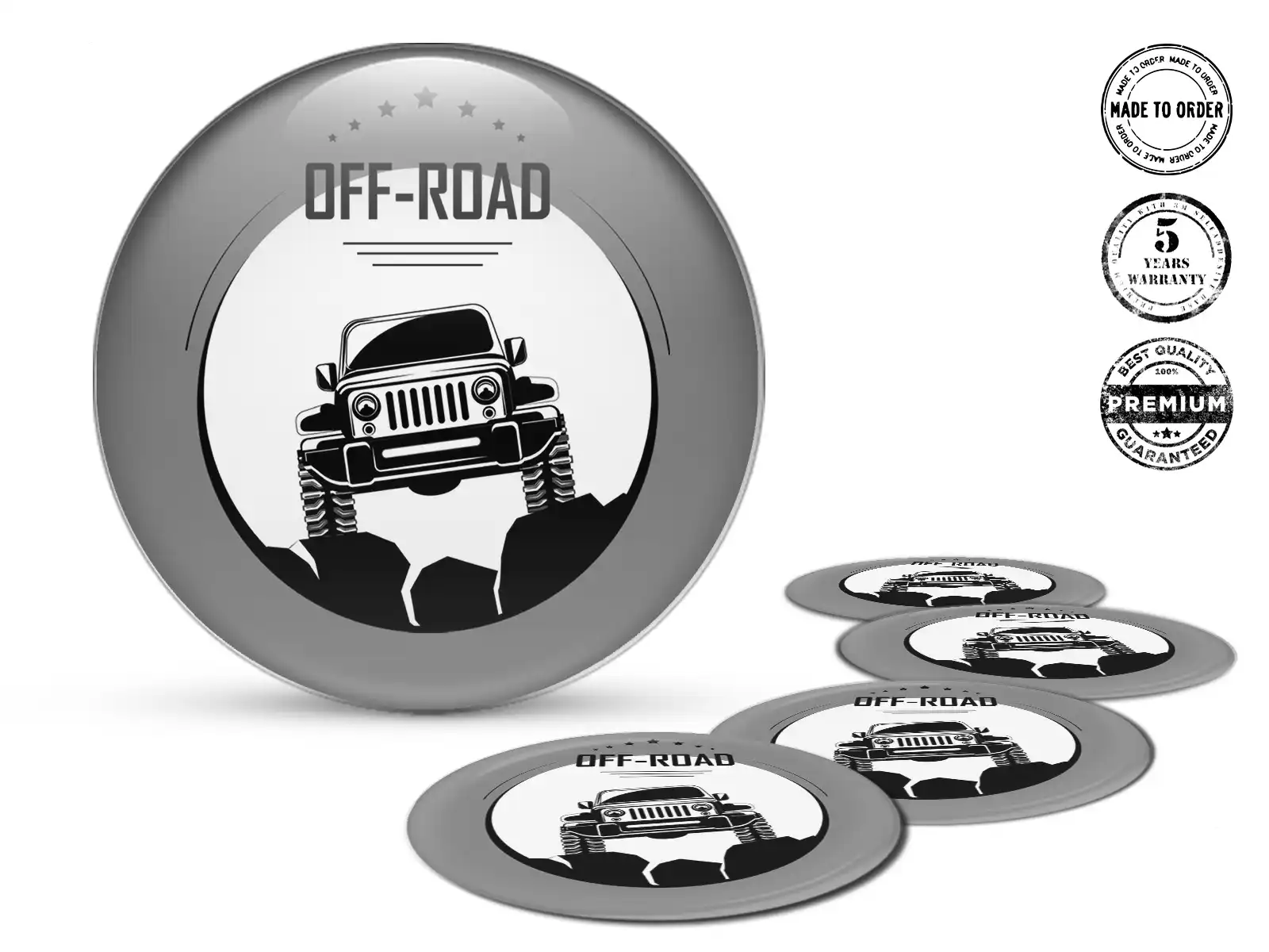 Estilo Insignias Rueda Red Quantum Racing Pro